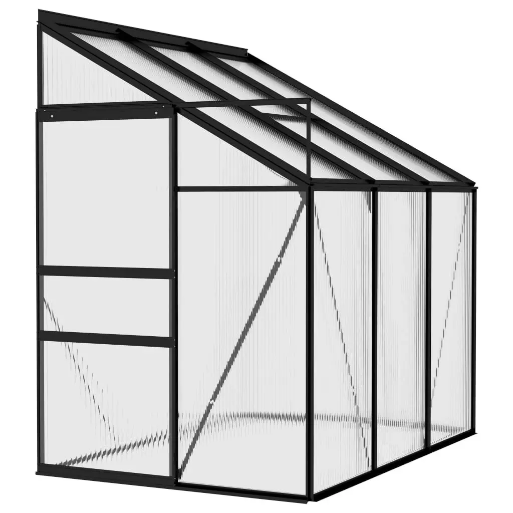 Greenhouse Anthracite Aluminium 3.8 mÂ³ 49311