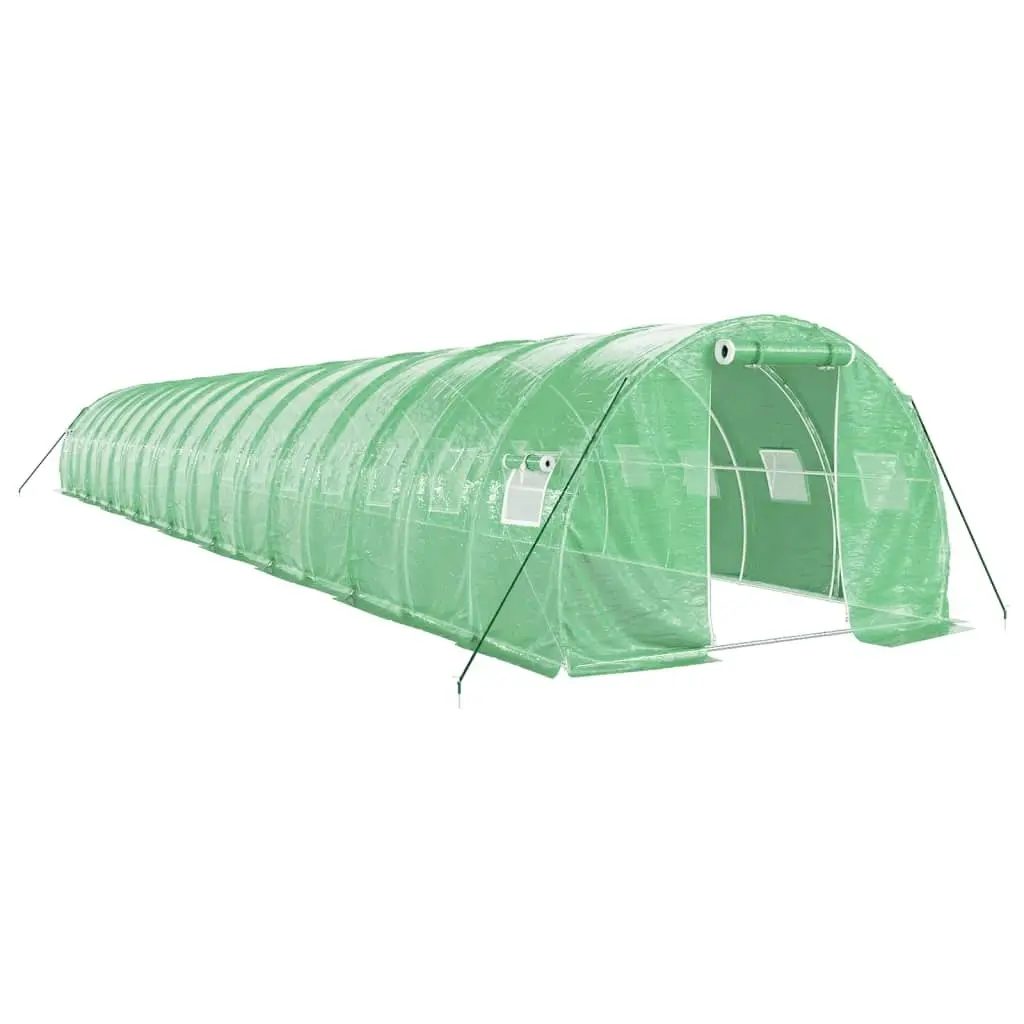 Greenhouse with Steel Frame Green 54 mÂ² 18x3x2 m 3188046