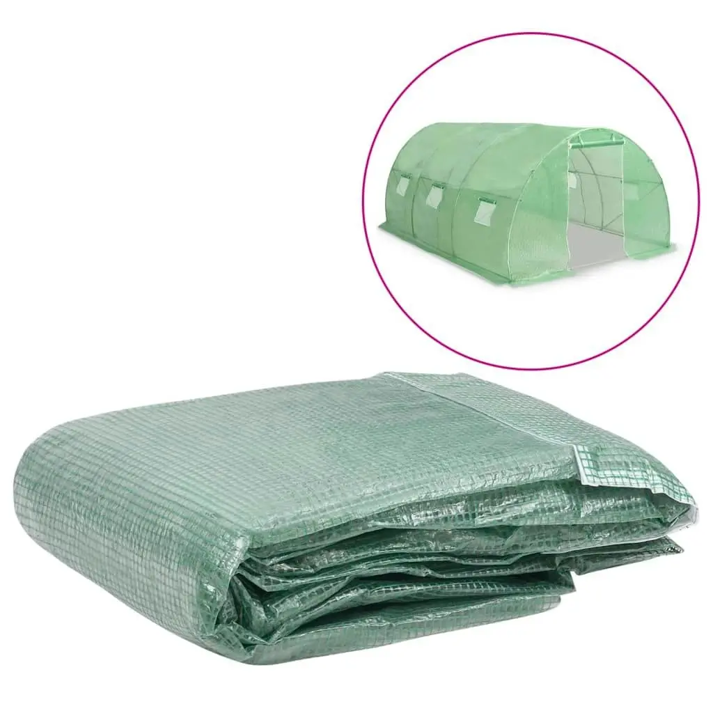 Greenhouse Replacement Cover (13.5 mÂ²) 300x450x200 cm Green 316430