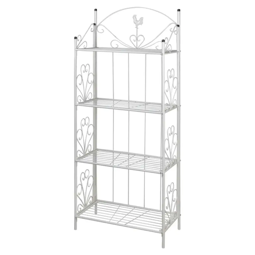 Plant Rack Square White 40781