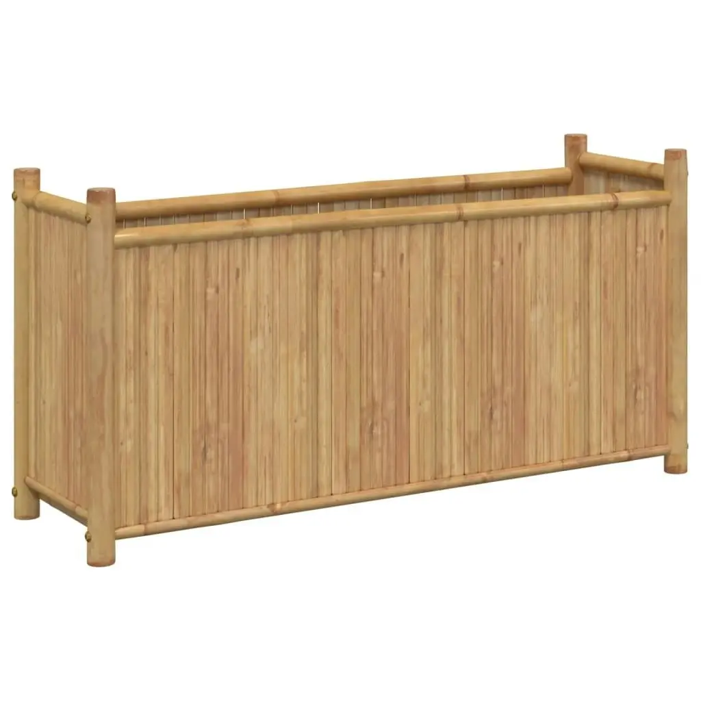 Planter 100x30x50 cm Bamboo 366463