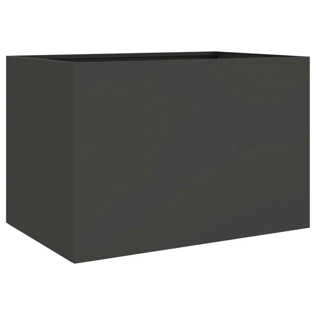 Planter Black 62x40x39 cm Cold-rolled Steel 841595