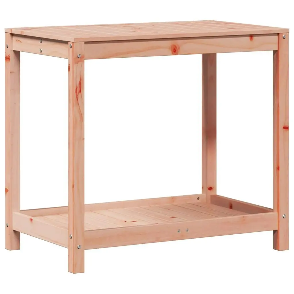 Potting Table with Shelf 82.5x50x75 cm Solid Wood Douglas 832400