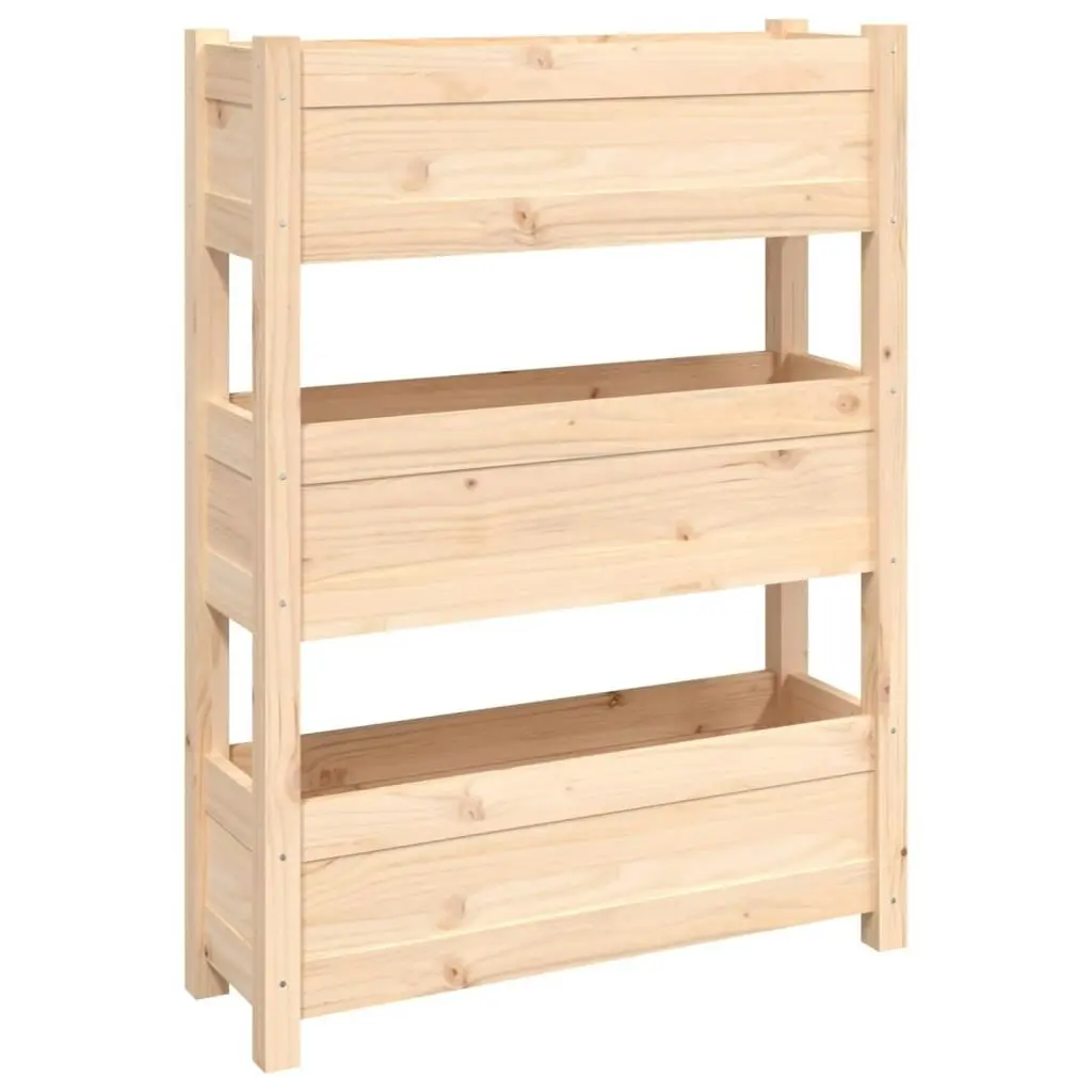 Planter 77x25x104.5 cm Solid Wood Pine 823934