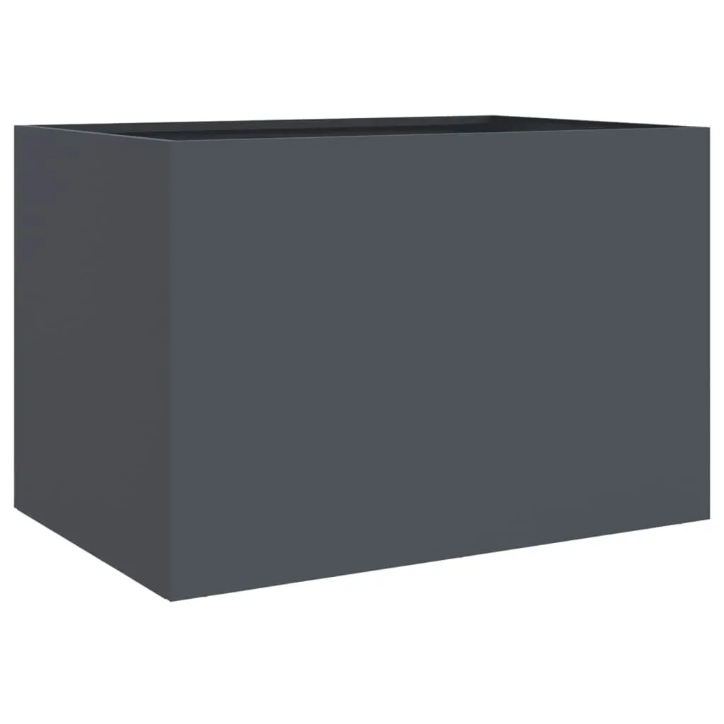 Planter Anthracite 62x47x46 cm Cold-rolled Steel 841603