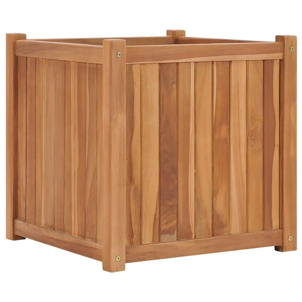 Raised Bed 50x50x50 cm Solid Teak Wood 48966