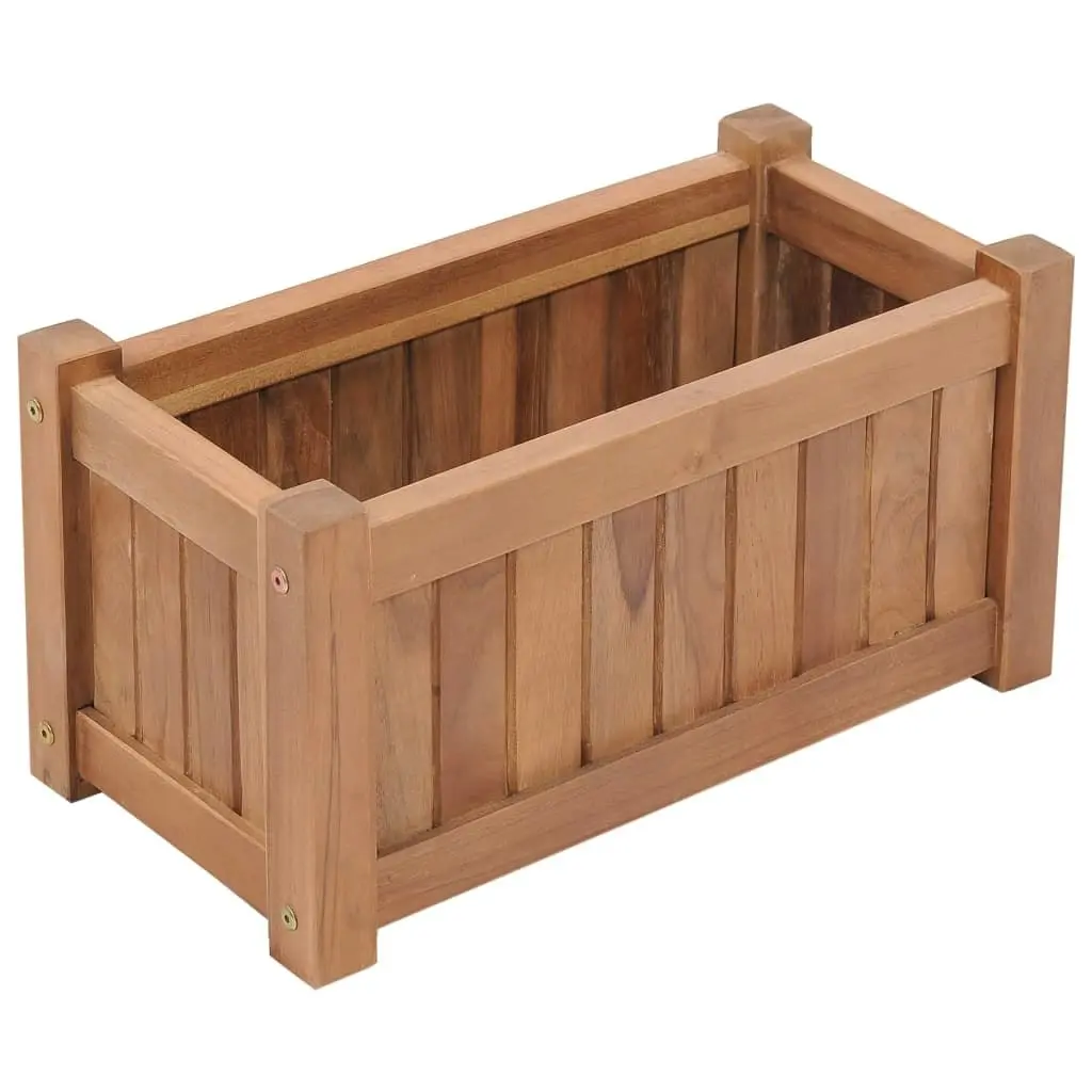 Raised Bed 50x25x25 cm Solid Teak Wood 48967