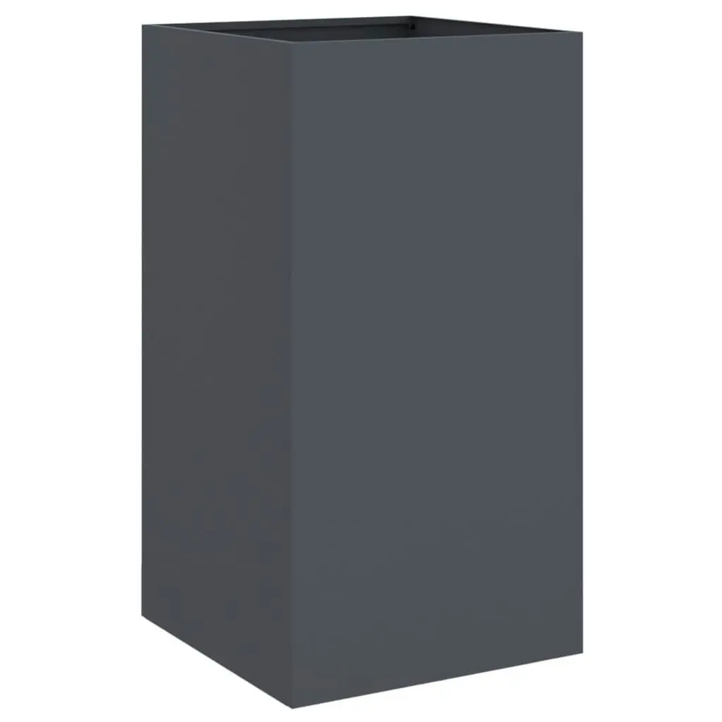 Planter Anthracite 42x38x75 cm Cold-rolled Steel 841579