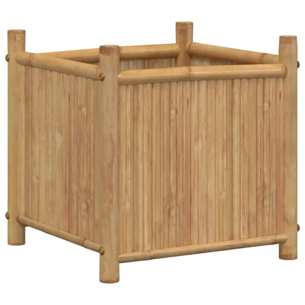 Planter 40x40x40 cm Bamboo 366464