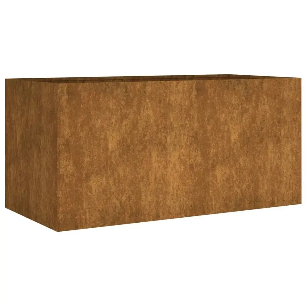 Planter 80x40x40 cm Corten Steel 824519