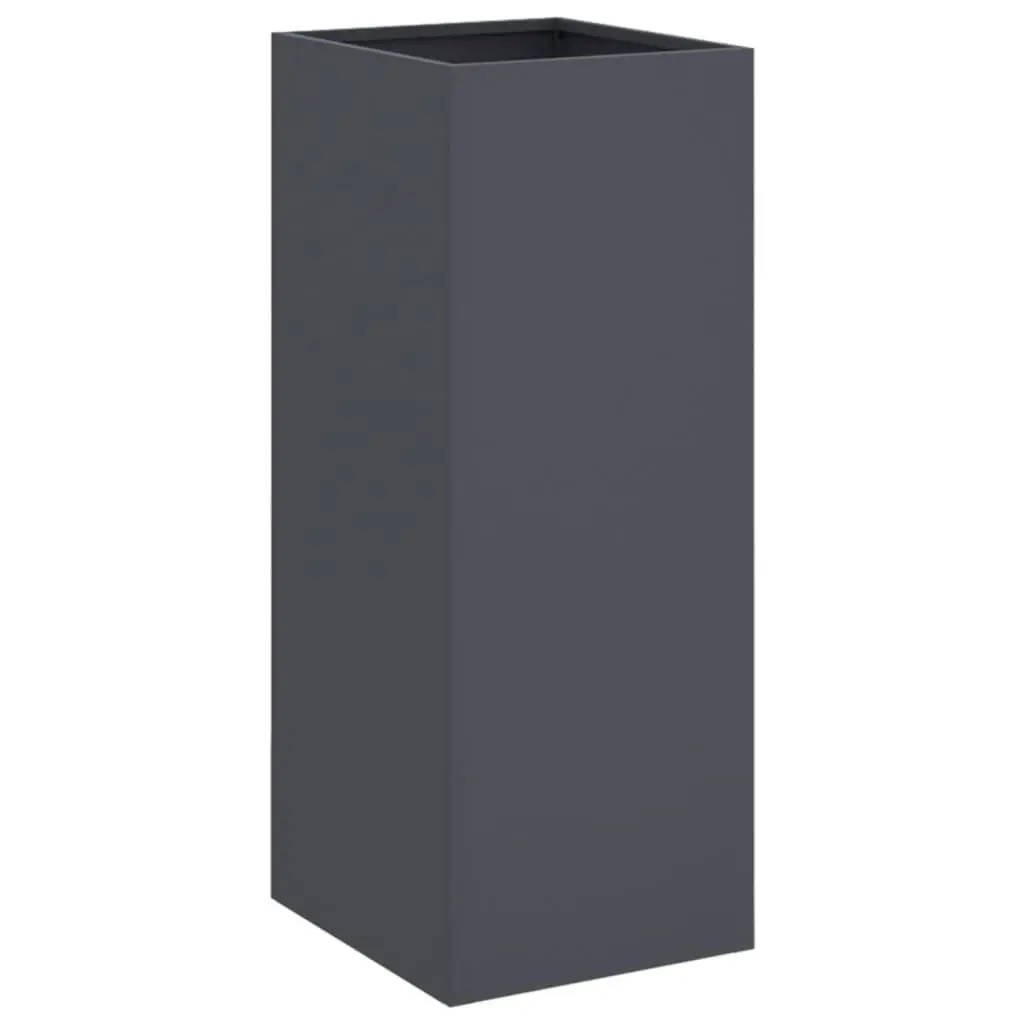 Planter Anthracite 32x29x75 cm Cold-rolled Steel 841573