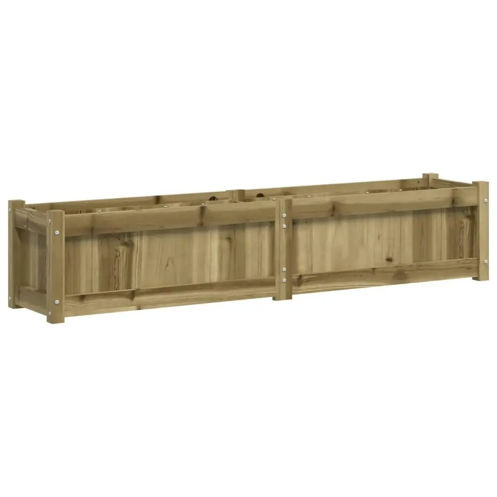 Garden Planter 150x31x31 cm Impregnated Wood Pine 837482