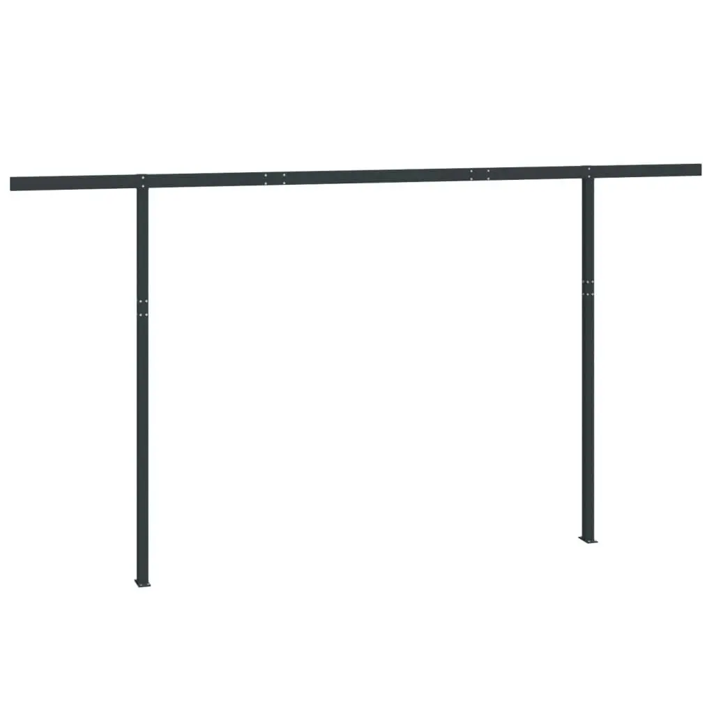 Awning Post Set Anthracite 450x245 cm Iron 315100