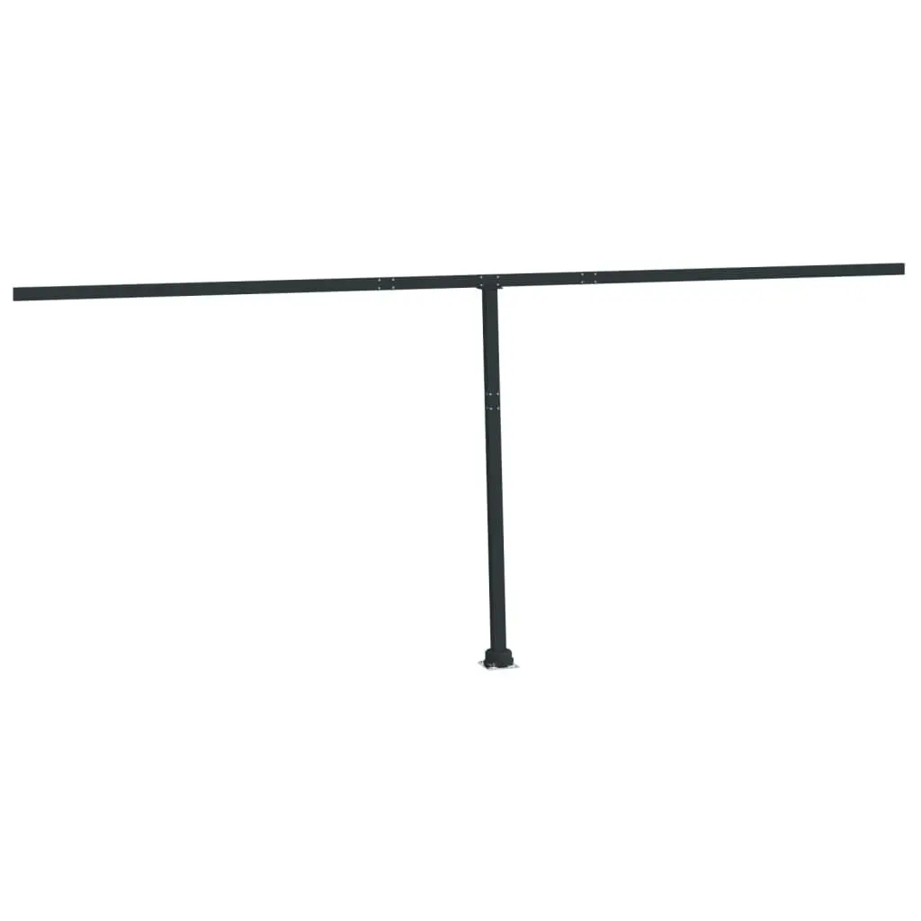 Awning Post Set Anthracite 600x245 cm Iron 315098