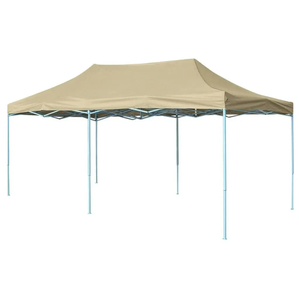 Foldable Tent Pop-Up 3x6 m Cream White 42507