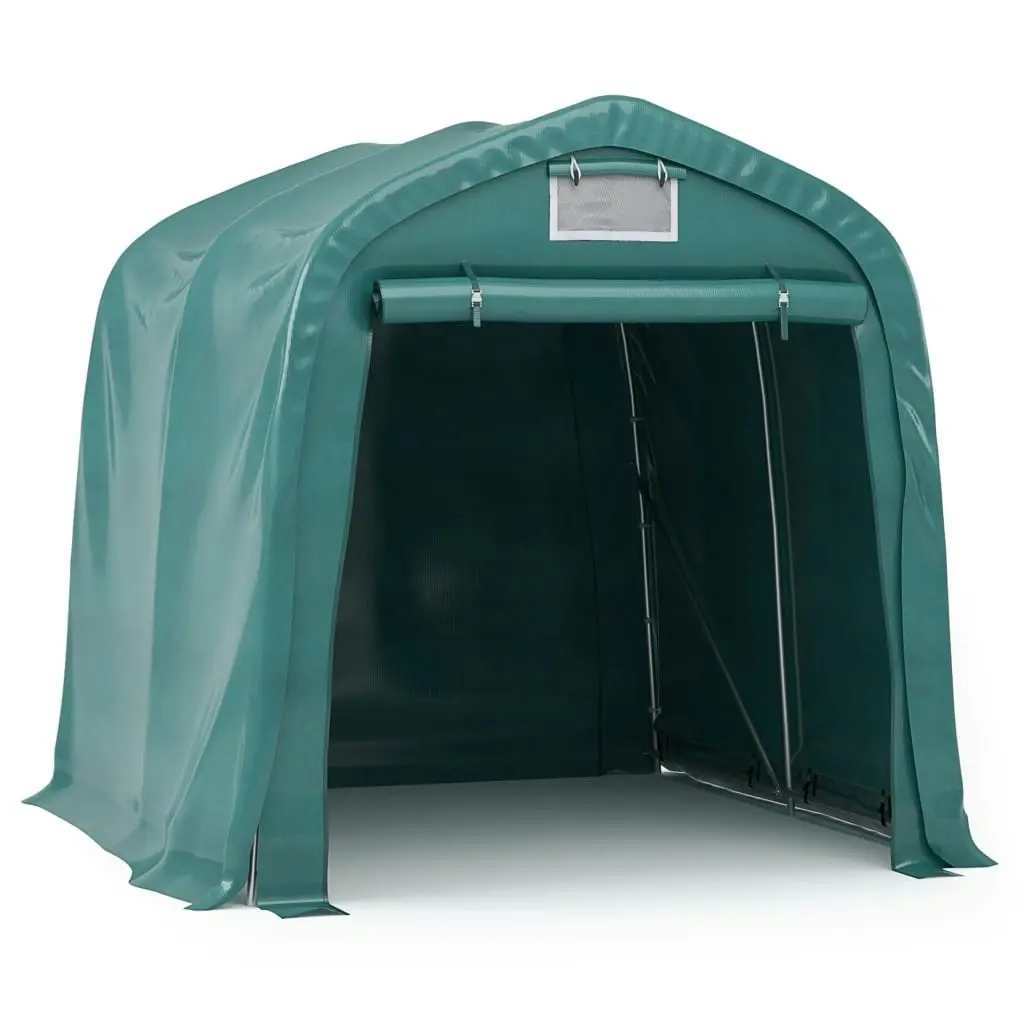 Garage Tent PVC 2.4x2.4 m Green 3056431