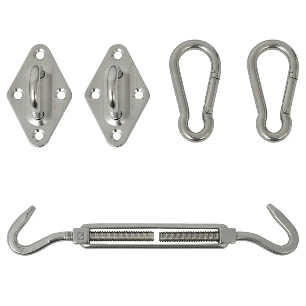 Five Piece Sunshade Sail Mounting Kit Stainless Steel 42392