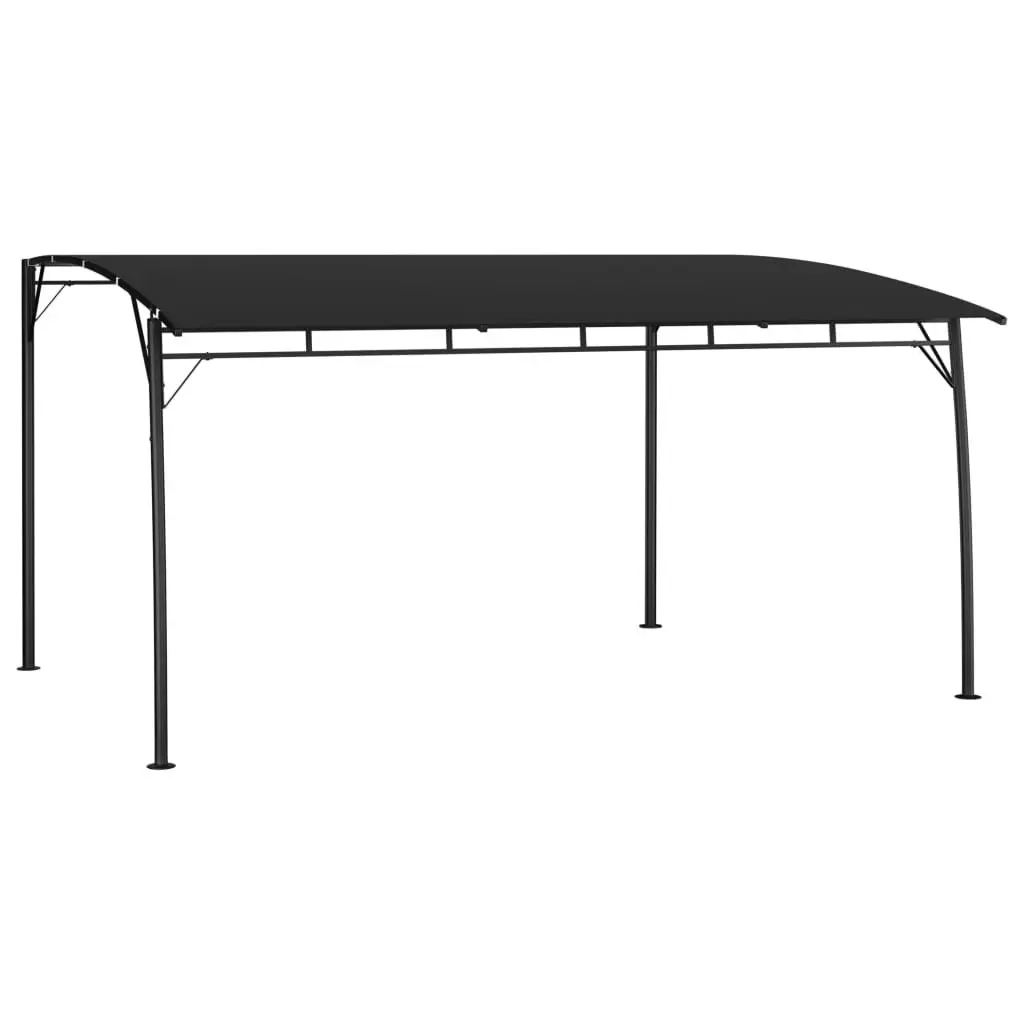 Garden Sunshade Awning 4x3x2.55 m Anthracite 47979