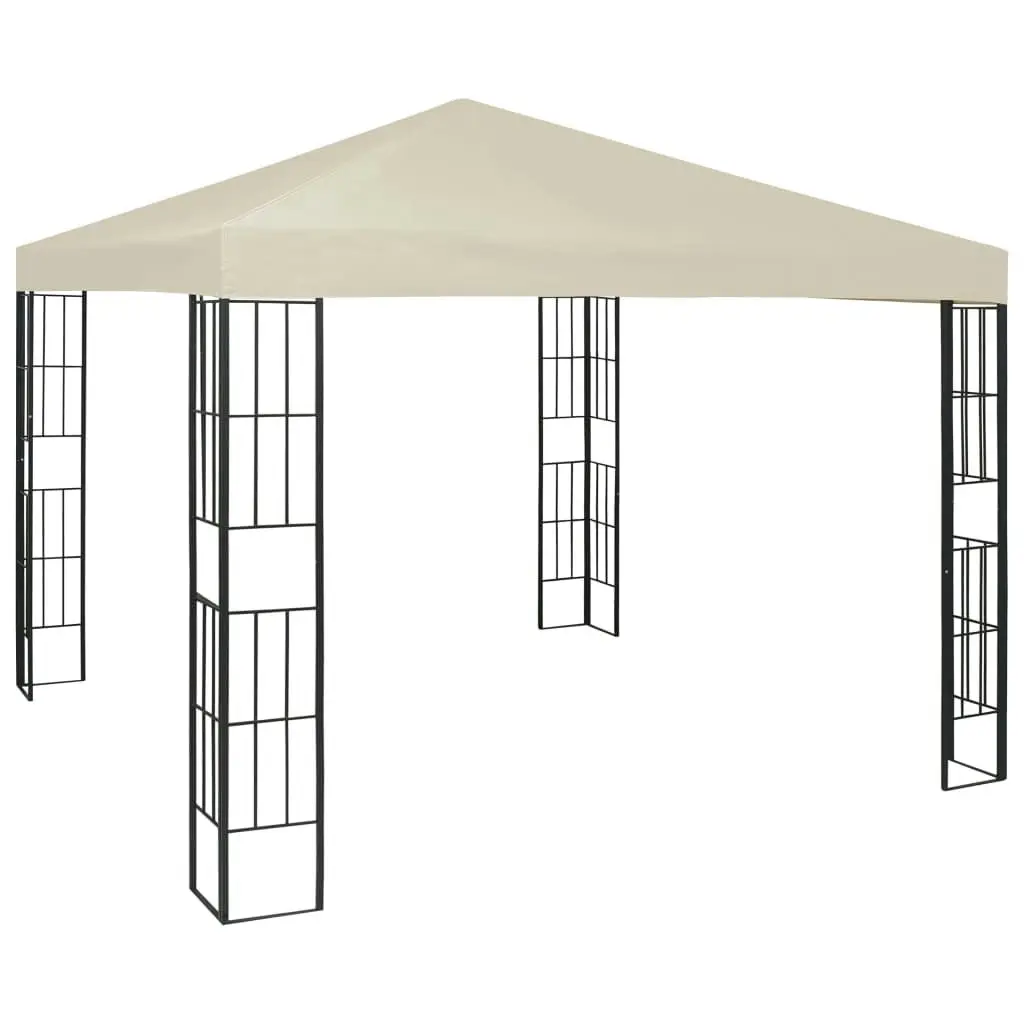 Gazebo 3x3 m Cream 47981