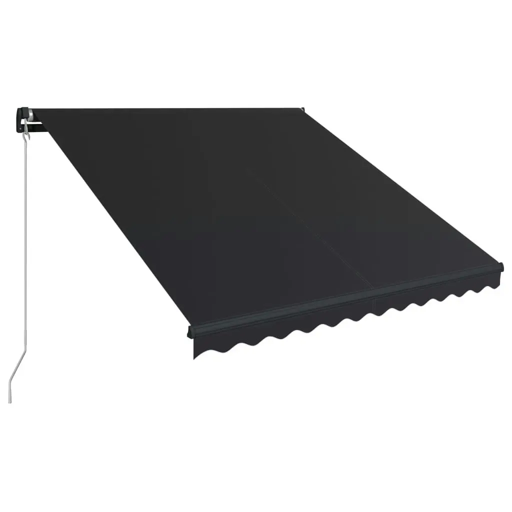 Manual Retractable Awning 300x250 cm Anthracite 3051237