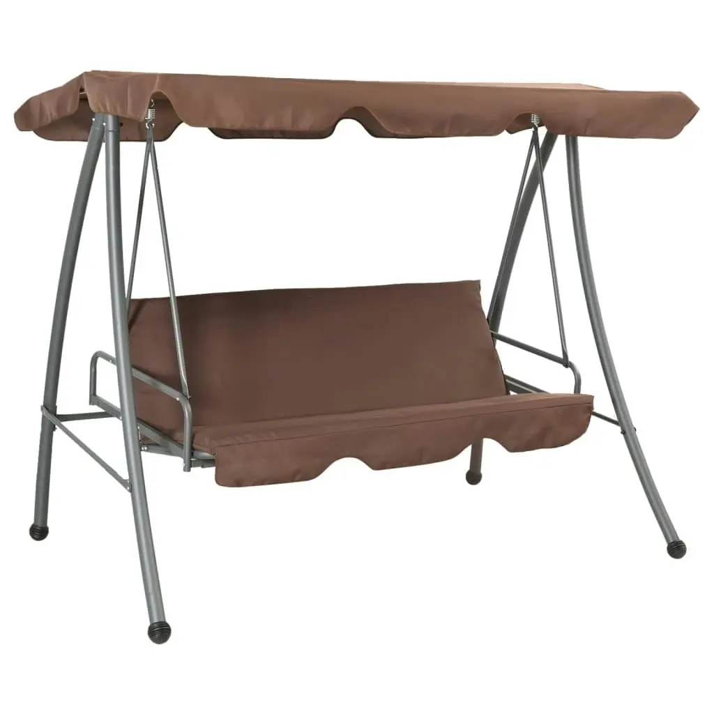 Outdoor Swing Bench with Canopy Coffee 43238