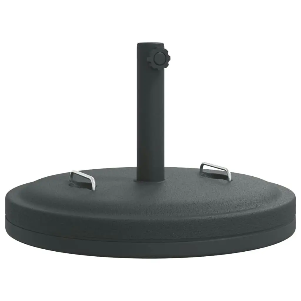 Parasol Base with Handles for Ø38 / 48 mm Poles 25 kg Round 4007986