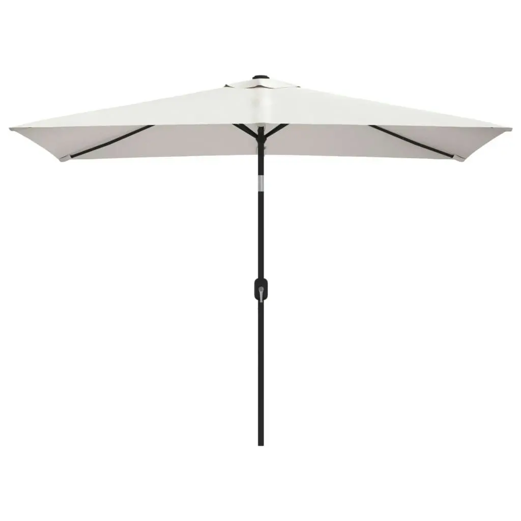 Parasol 200 x 300 cm Sand White Rectangular 40772