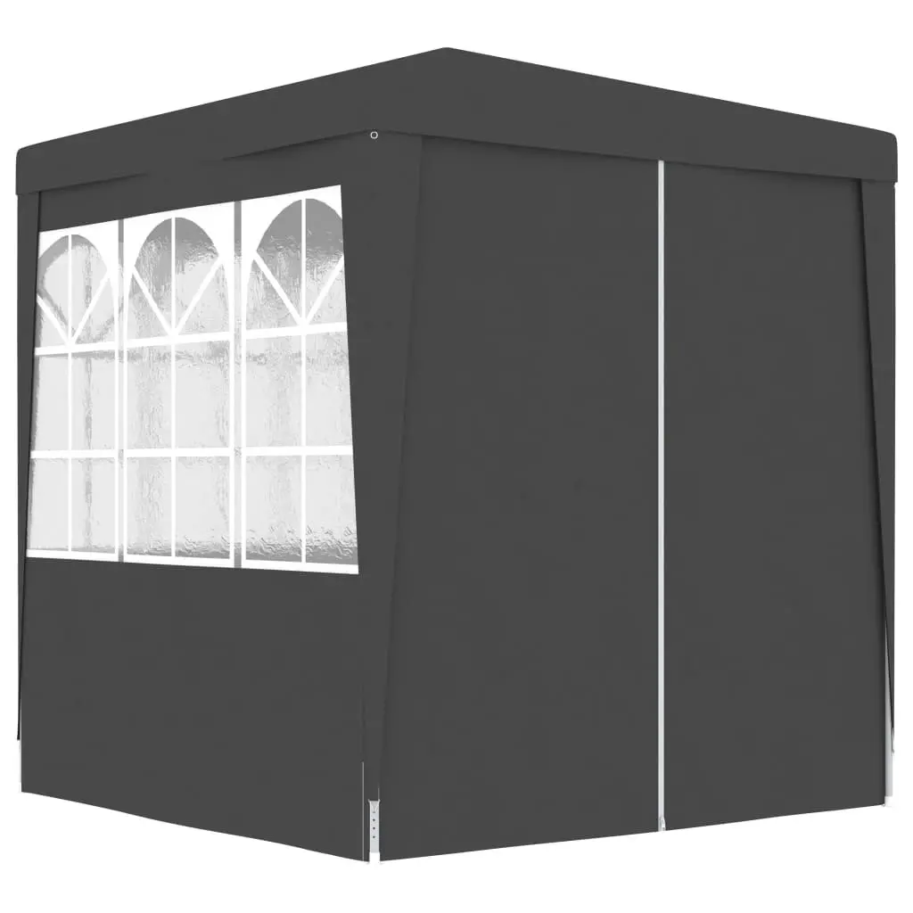 Professional Party Tent with Side Walls 2x2 m Anthracite 90 g/m?? 48531