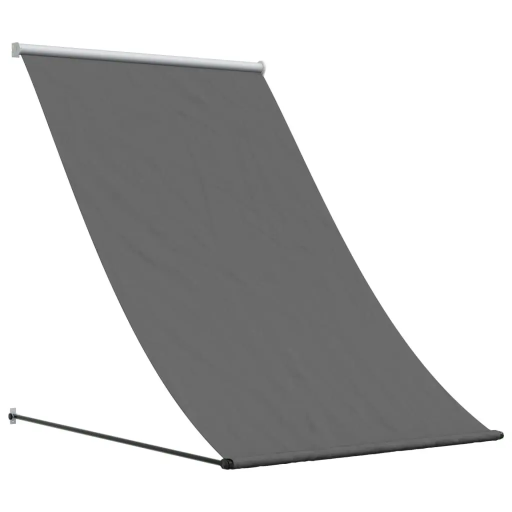 Retractable Awning Anthracite 150x150 cm Fabric and Steel 368751