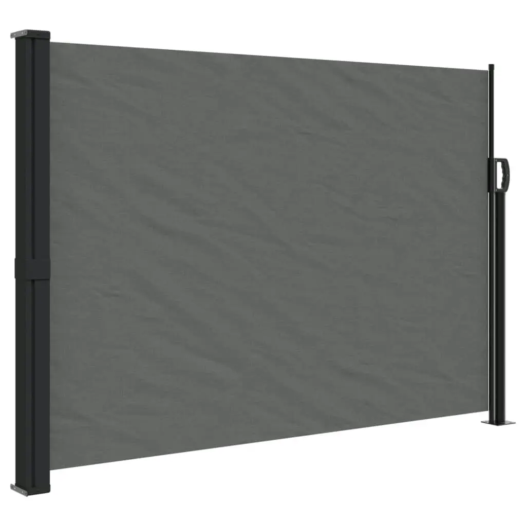 Retractable Side Awning Anthracite 140x600 cm 4004518