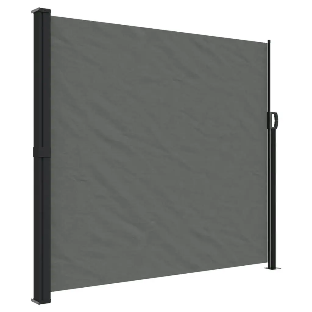 Retractable Side Awning Anthracite 180x600 cm 4004548