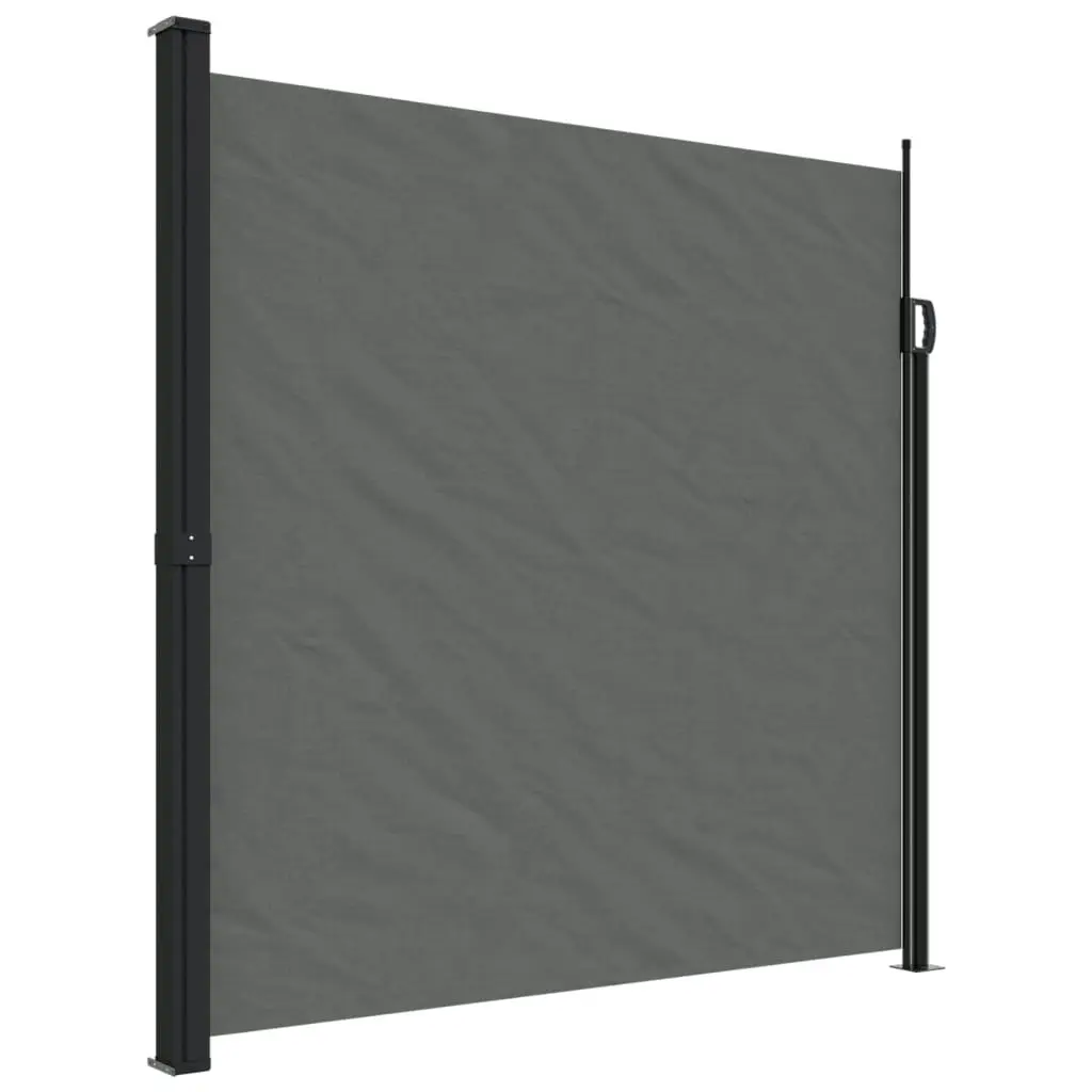 Retractable Side Awning Anthracite 200x500 cm 4004473