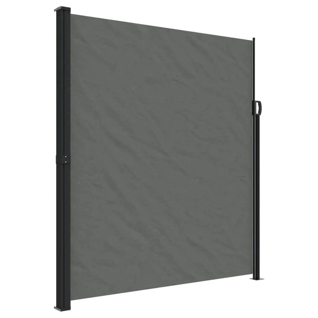 Retractable Side Awning Anthracite 220x600 cm 4004578