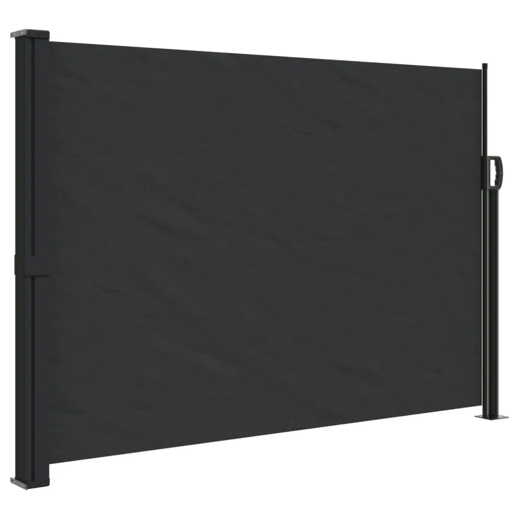 Retractable Side Awning Black 140x300 cm 4004294