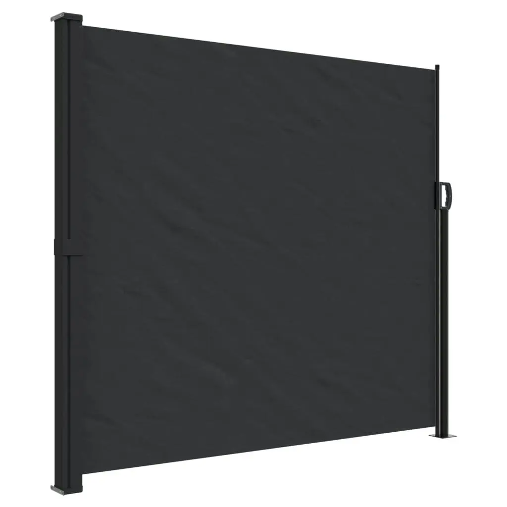 Retractable Side Awning Black 180x300 cm 4004339