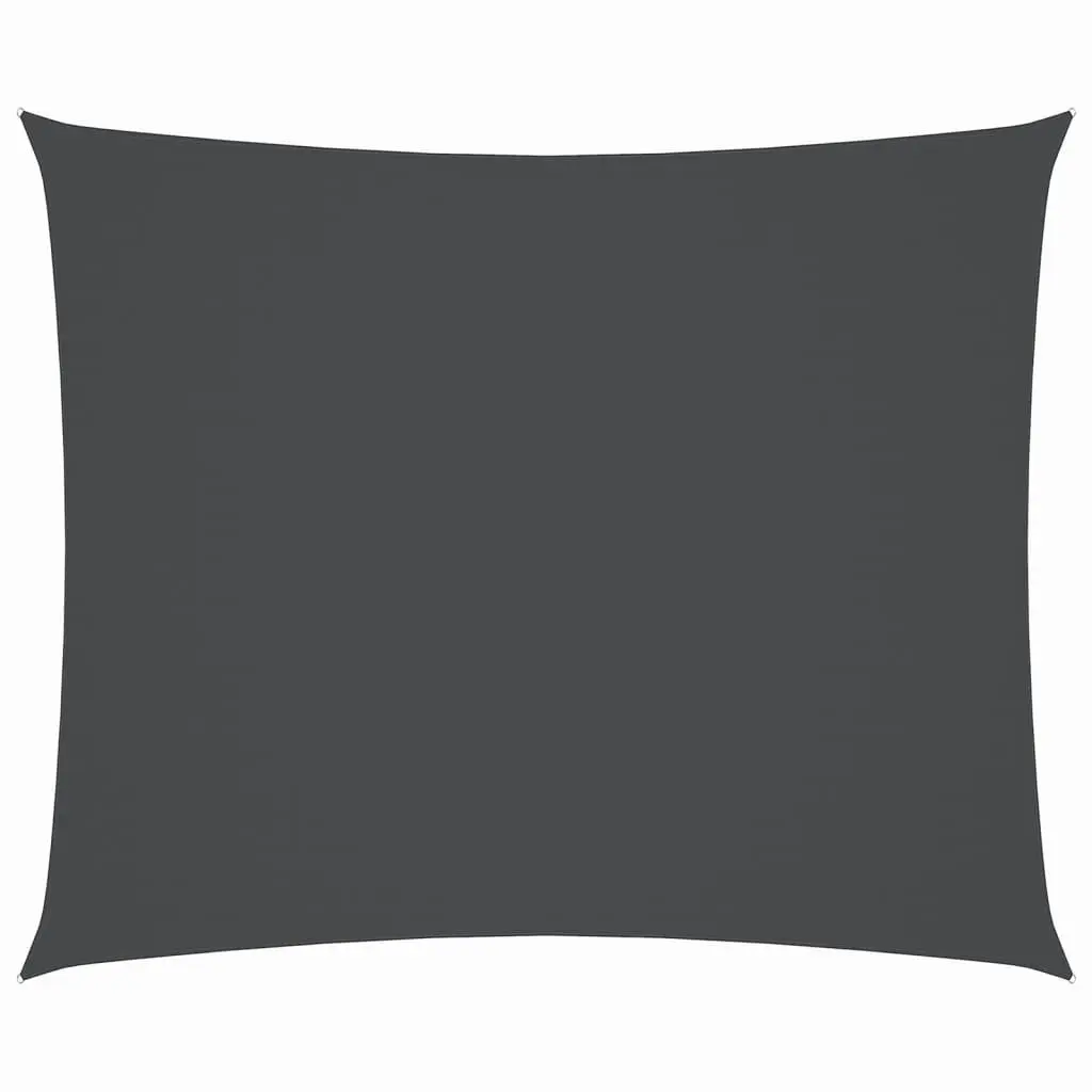 Sunshade Sail Oxford Fabric Rectangular 3x4 m Anthracite 135100