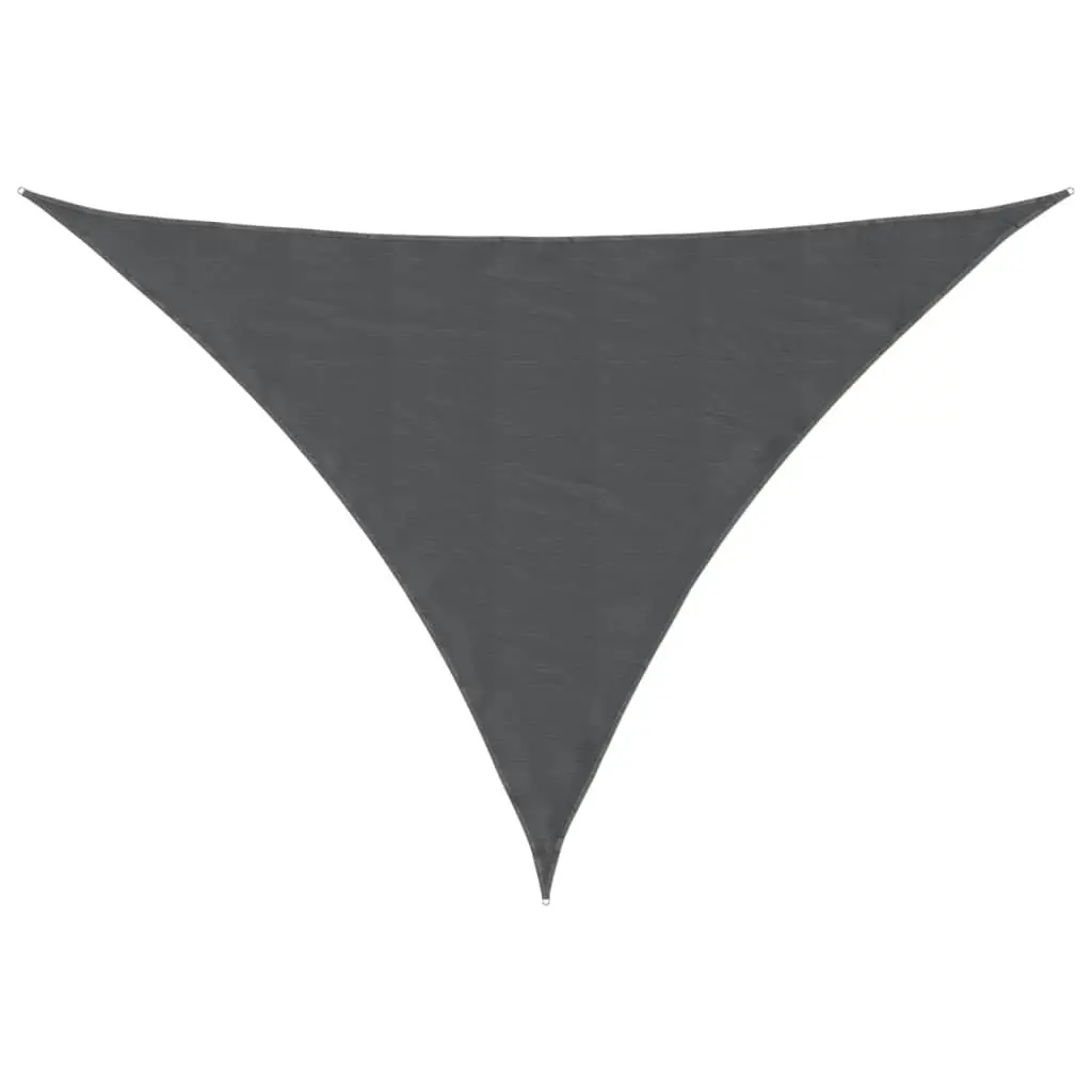 Sunshade Sail Oxford Fabric Triangular 2.5x2.5x3.5 m Anthracite 135114