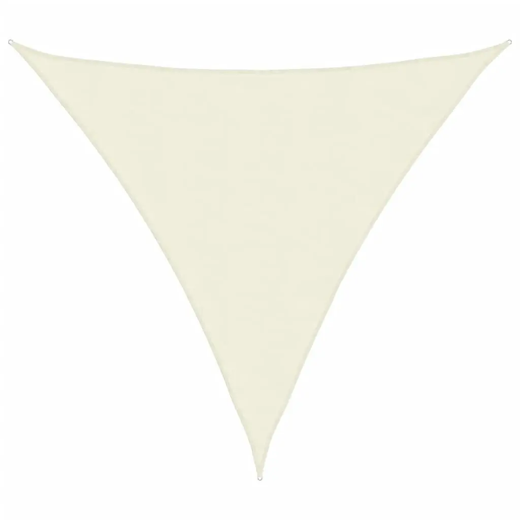 Sunshade Sail Oxford Fabric Triangular 3.6x3.6x3.6 m Cream 42300