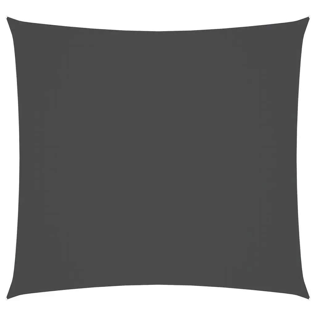 Sunshade Sail Oxford Fabric Square 3x3 m Anthracite 135082