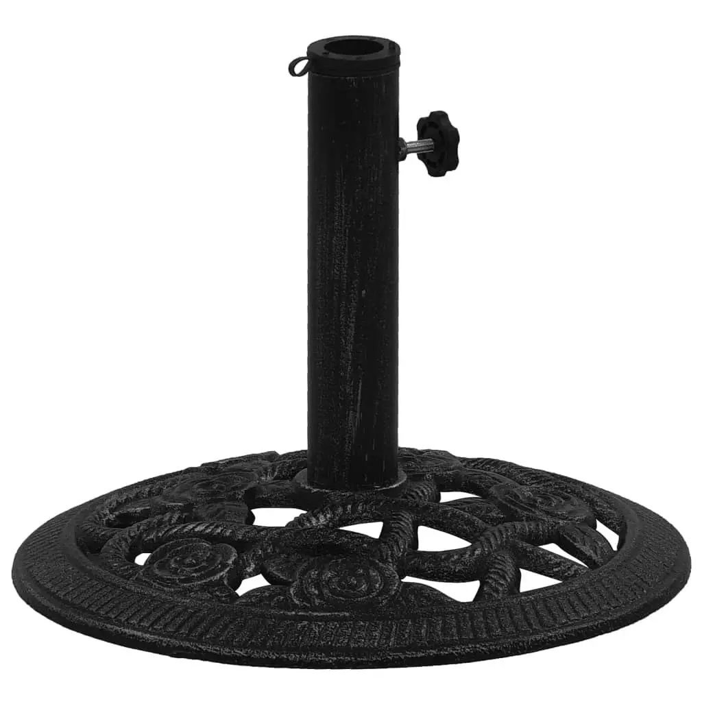 Umbrella Base Black 40x40x32 cm Cast Iron 317755