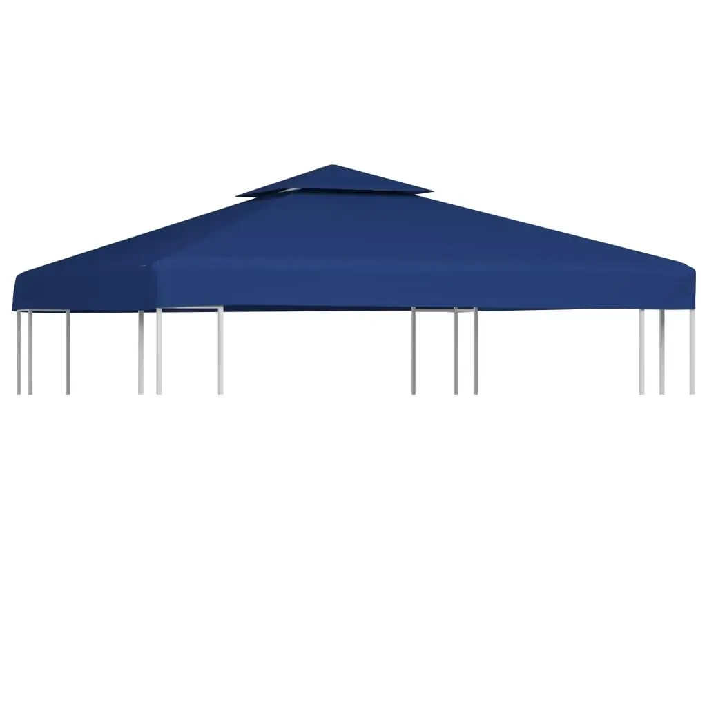 Water-proof Gazebo Cover Canopy 310 g / mÂ² Dark Blue 3 x 3 m 40879