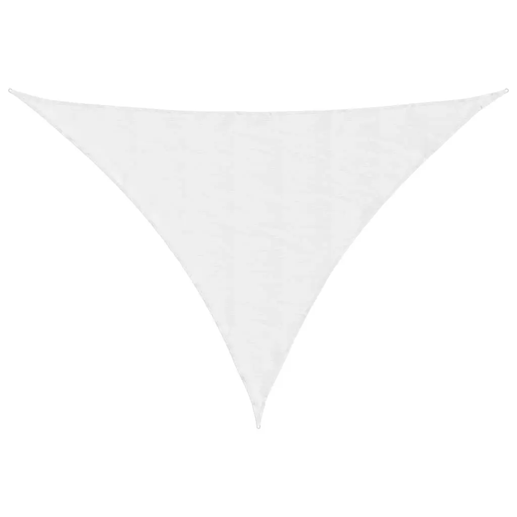 Sunshade Sail Oxford Fabric Triangular 2.5x2.5x3.5 m White 135279