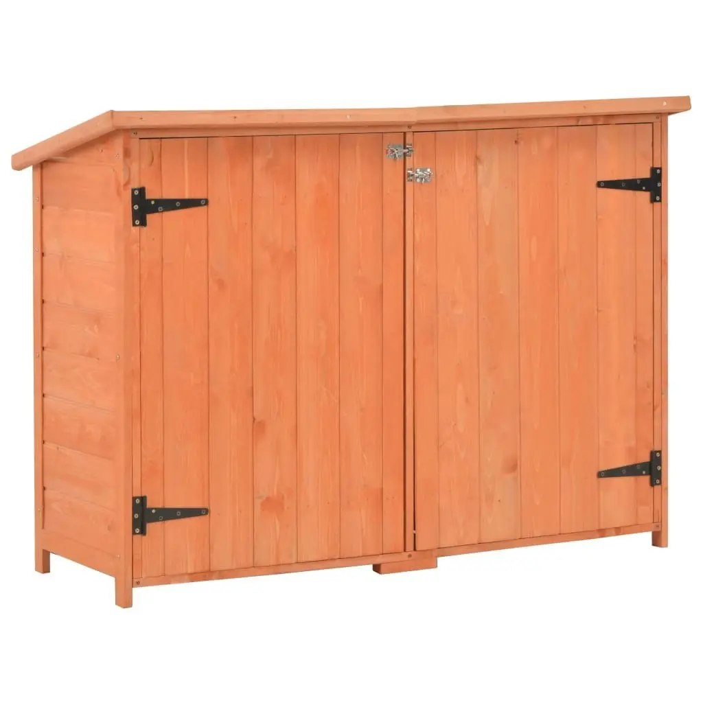 Garden Storage Shed 128x42x91 cm Wood 170650