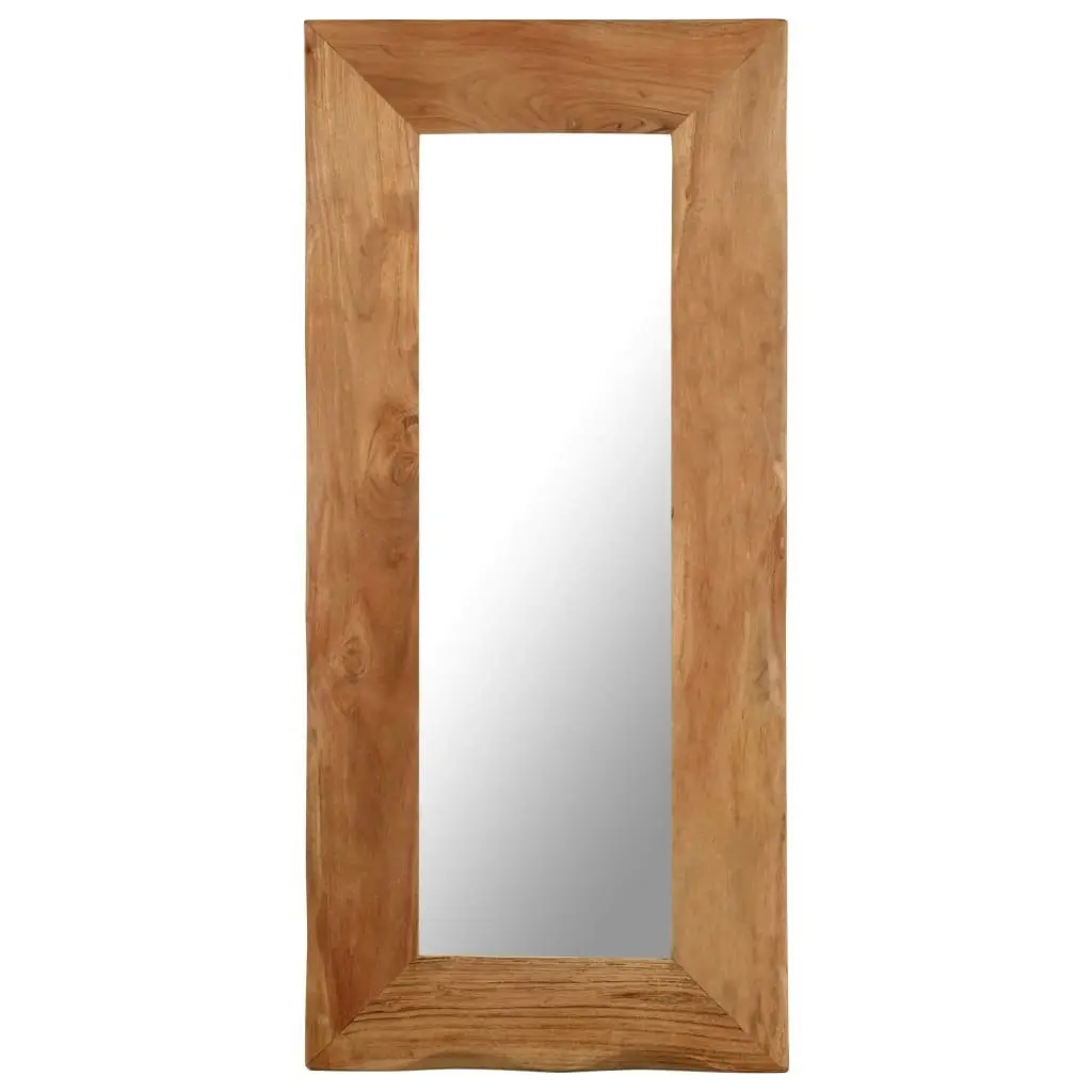 Cosmetic Mirror 50x110 cm Solid Acacia Wood 246269