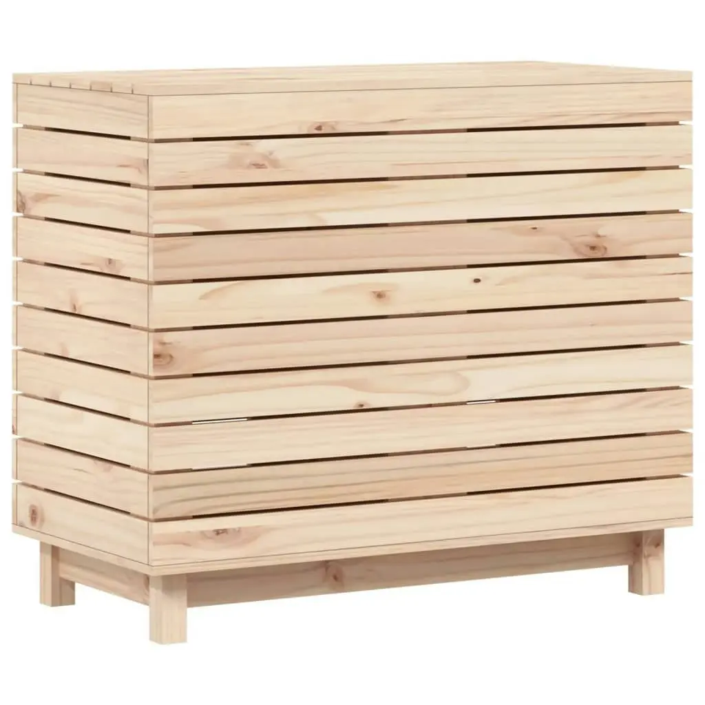 Laundry Basket 88.5x44x76 cm Solid Wood Pine 832323