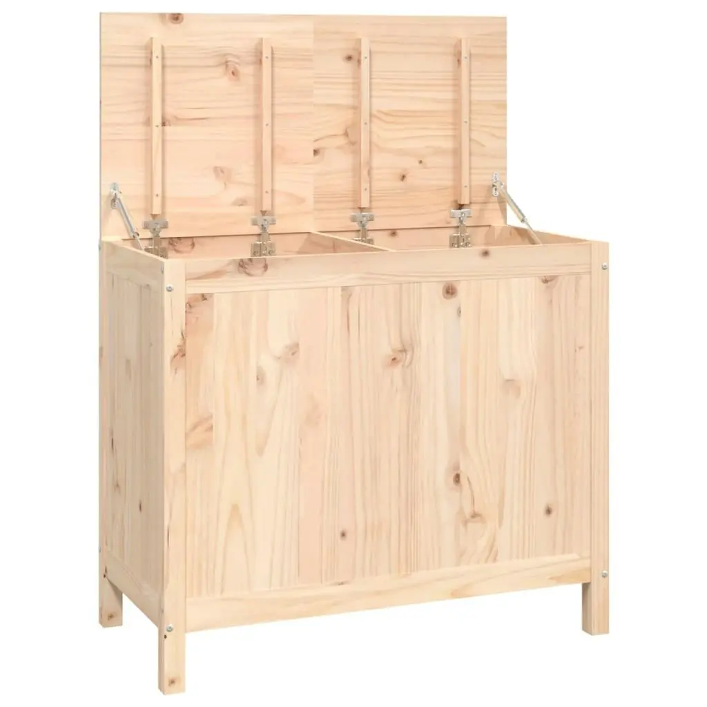 Laundry Box 88.5x44x76 cm Solid Wood Pine 823579