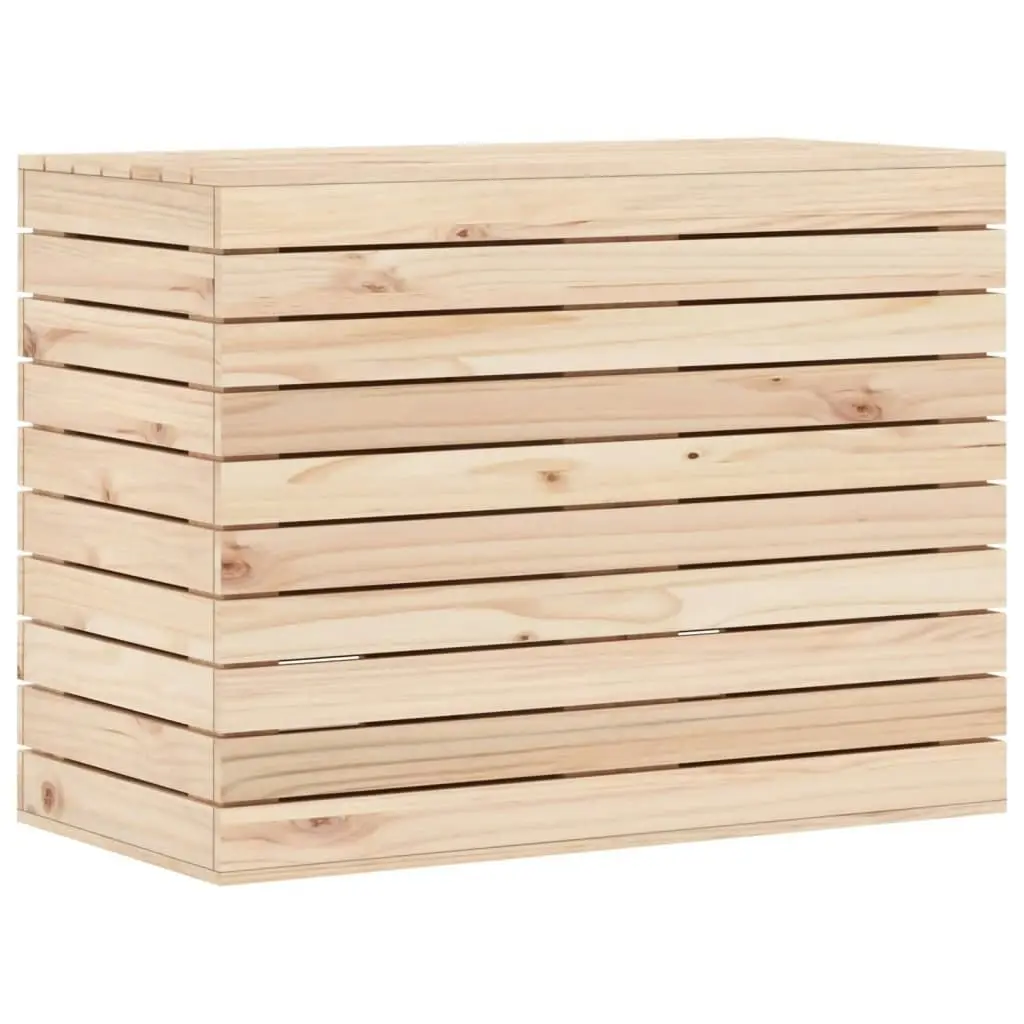 Laundry Basket 88.5x44x66 cm Solid Wood Pine 832319