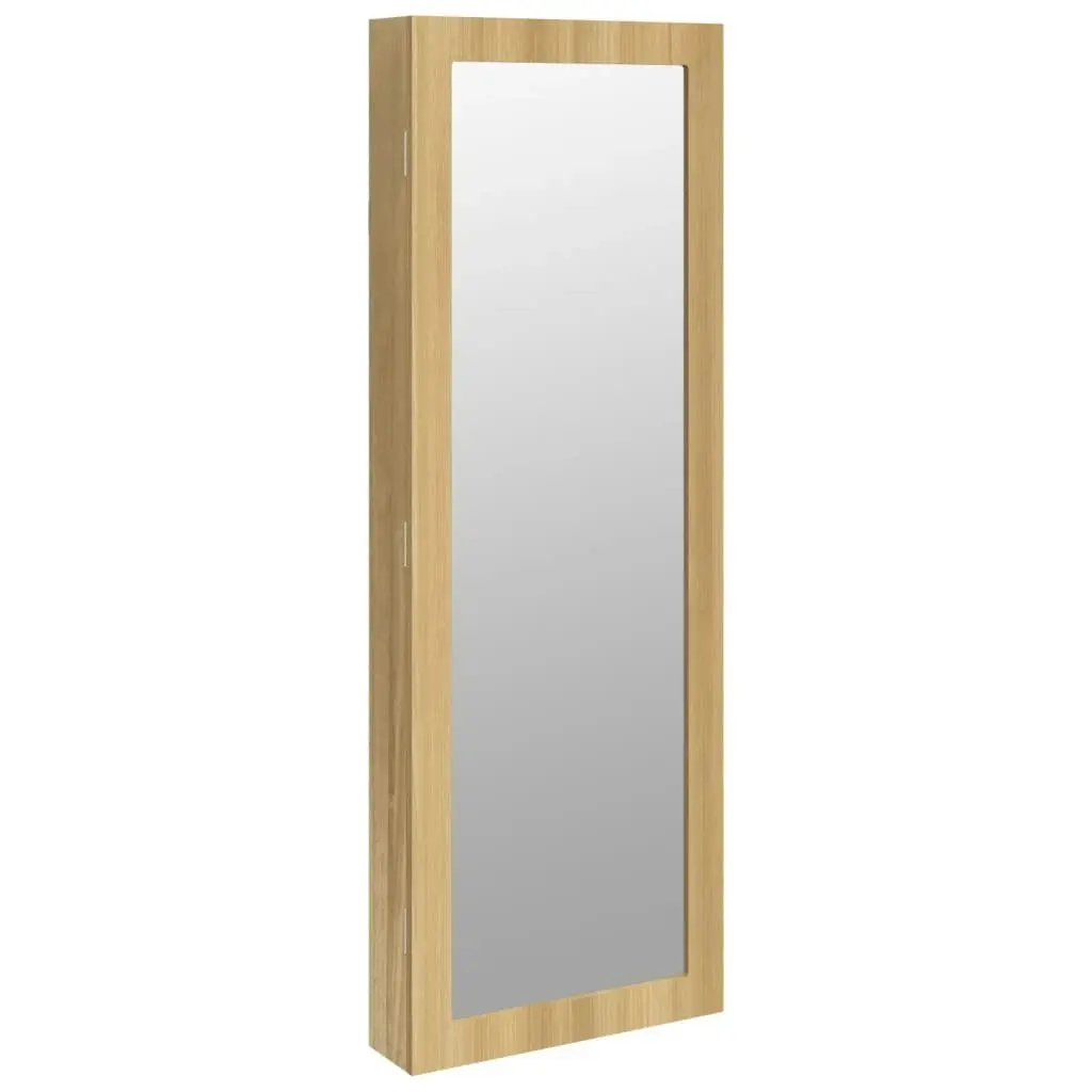 Mirror Jewellery Cabinet Wall Mounted 37.5x10x106 cm 353219