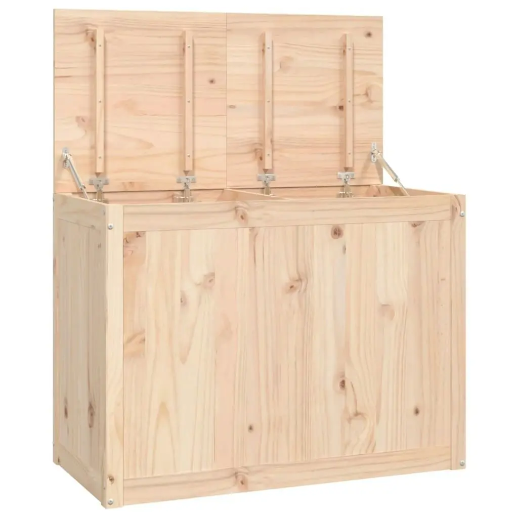 Laundry Box 88.5x44x66 cm Solid Wood Pine 823569