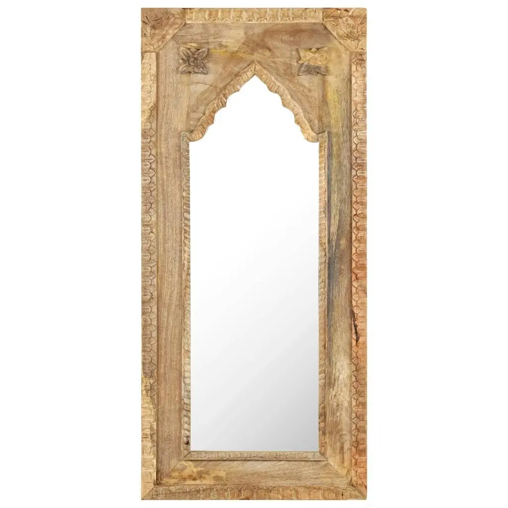 Mirror 50x3x110 cm Solid Mango Wood 321650